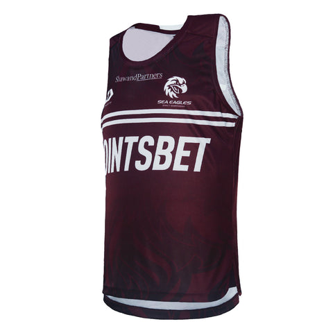 2024 Sea Eagles Mens Training Singlet-LEFT
