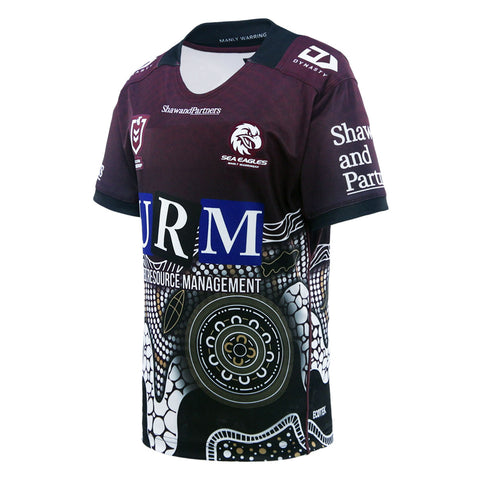 2025 Sea Eagles Junior Replica Indigenous Jersey - Maroon