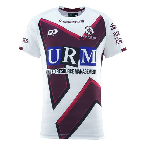 2025 MW Sea Eagles Mens Warm Up Tee - White