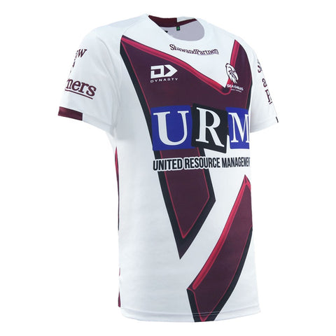 2025 MW Sea Eagles Mens Warm Up Tee - White
