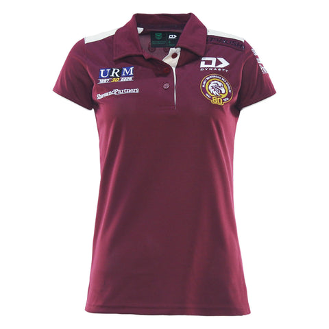 2026 Sea Eagles Ladies Media Polo - Maroon
