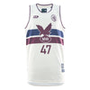 2026 Sea Eagles Mens Basketball Singlet - Cream