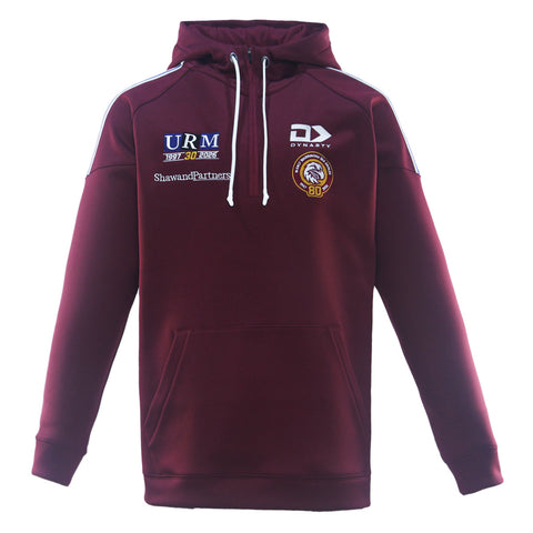 2026 MW Sea Eagles Mens Qtr Zip Hoodie - Maroon