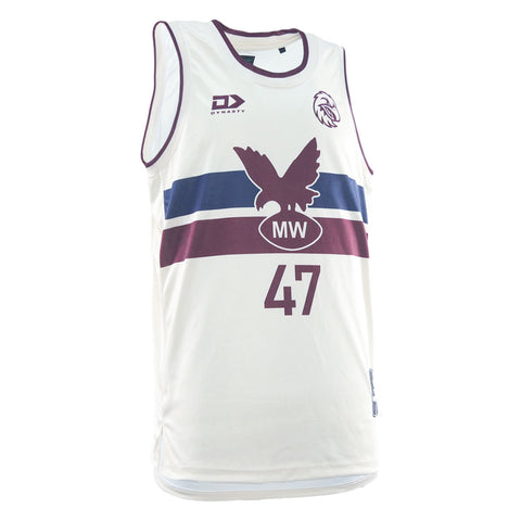 2026 Sea Eagles Mens Basketball Singlet - Cream