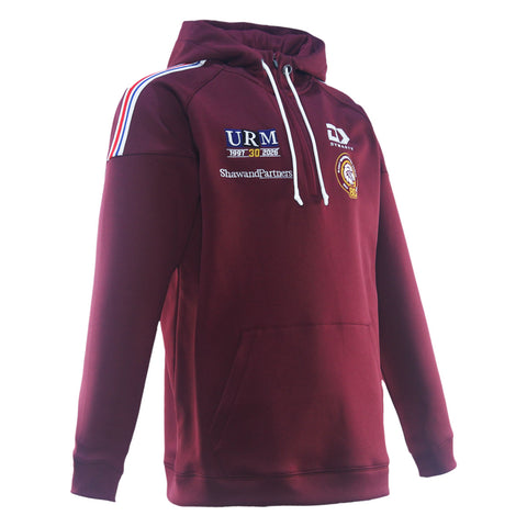 2026 MW Sea Eagles Mens Qtr Zip Hoodie - Maroon