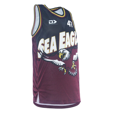 2026 Sea Eagles Mens Basketball Singlet - Fade