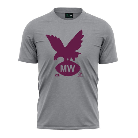 Sea Eagles Mens Grey Graphic Tee