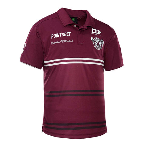Sea Eagles Mens Media Polo