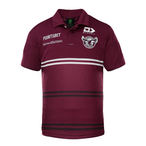 Sea Eagles Mens Media Polo
