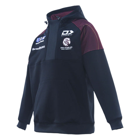 2025 MW Sea Eagles Junior Pullover Hoodie - Black