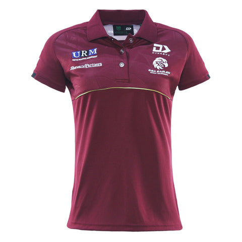 2025 Sea Eagles Ladies Maroon Media Polo