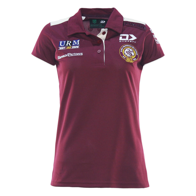 2026 Sea Eagles Ladies Media Polo - Maroon