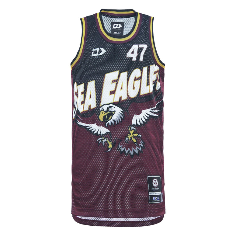 2026 Sea Eagles Junior Basketball Singlet - Fade