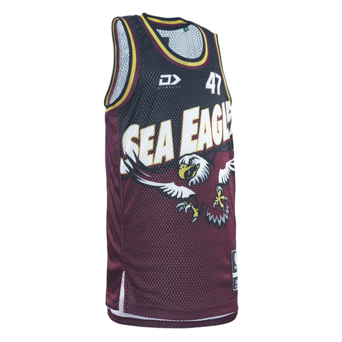 2026 Sea Eagles Junior Basketball Singlet - Fade