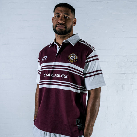 2026 Manly Warringah Sea Eagles Adults Throwback Jersey