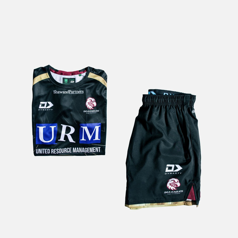 2025 Sea Eagles Training Tee & Gym Shorts Bundle