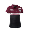 Sea Eagles Ladies Black Polo