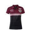Sea Eagles Ladies Black Polo