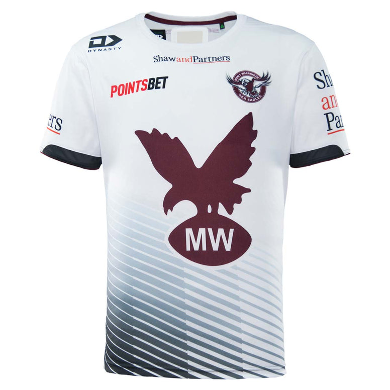 2023 Sea Eagles Mens Warm Up Tee-FRONT