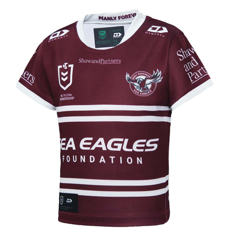 2023 Sea Eagles Toddler Replica Home Jersey-LEFT
