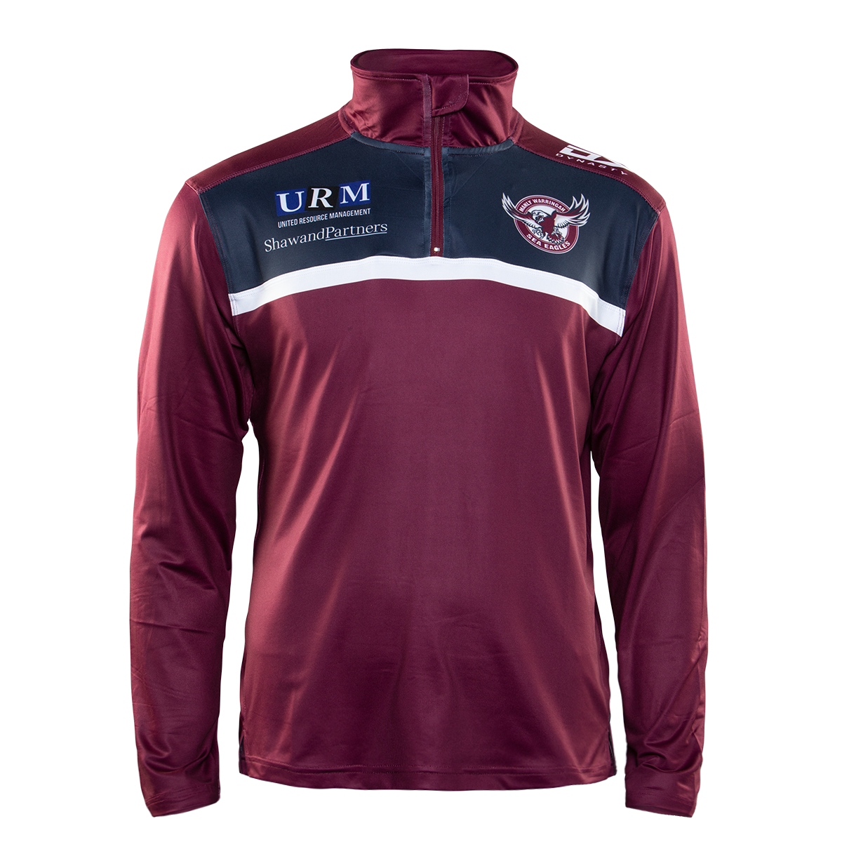 Sea Eagles 1/4 Zip Long Sleeve Performance Tee – Manly Warringah